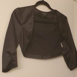 Satin shrug from le Chateau